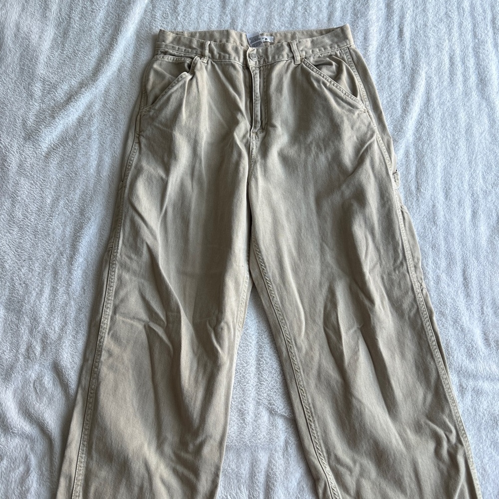 Garage Tan Chinos Relaxed Fit Cotton